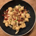 Szechuan-bloemkool met spek