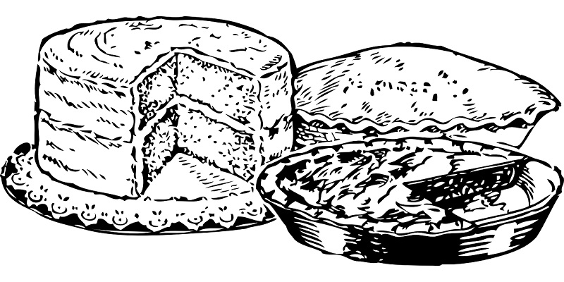 Kwark-maanzaadcake met zwarte bessen
