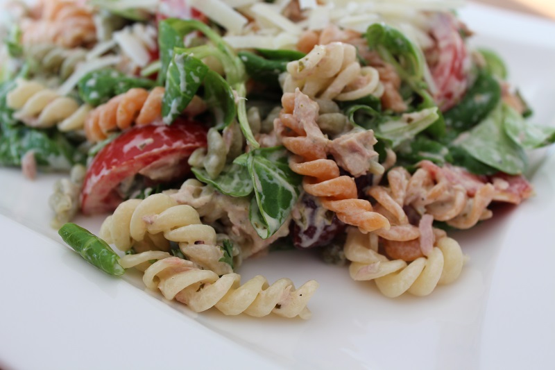 Pastasalade met tonijn